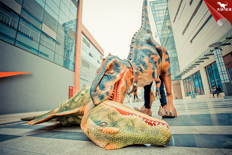 恐龍皮套，恐龍表演服