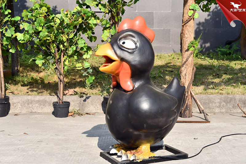 仿真動物雕塑，卡通雕塑，公雞雕塑