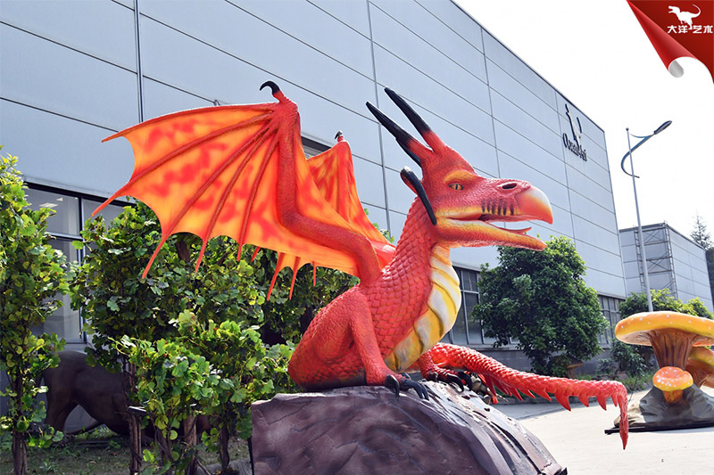 仿真火龍，仿真恐龍模型