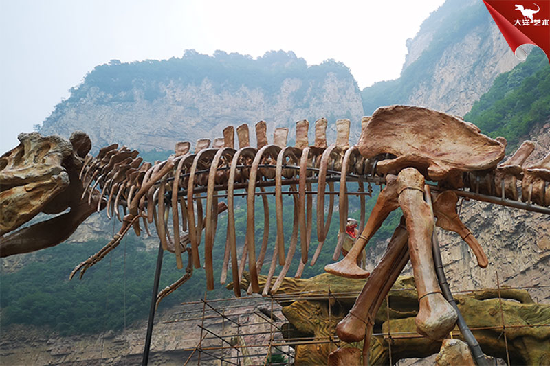 恐龍化石骨架，霸王龍化石骨架
