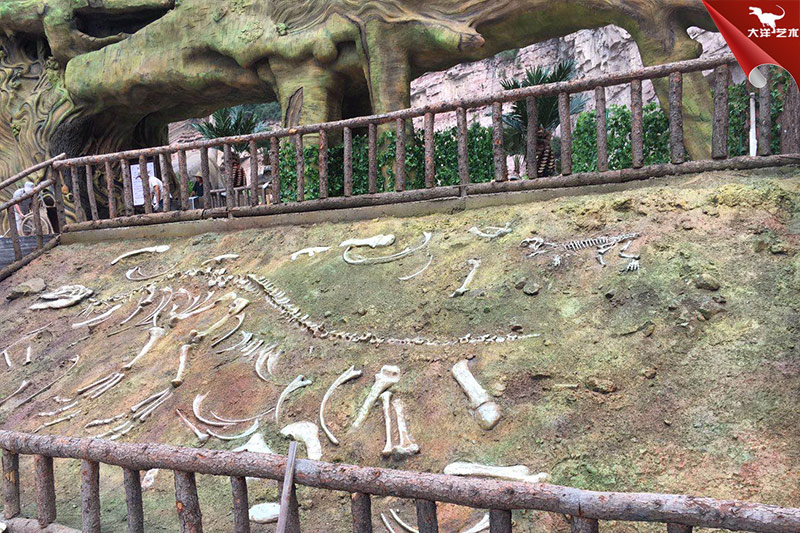 恐龍化石，恐龍骨架模型