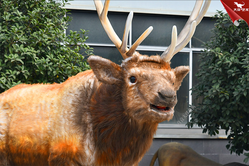 仿真麋鹿模型 動物仿真模型廠家