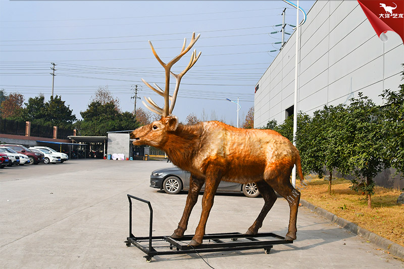 仿真麋鹿模型 動物仿真模型廠家