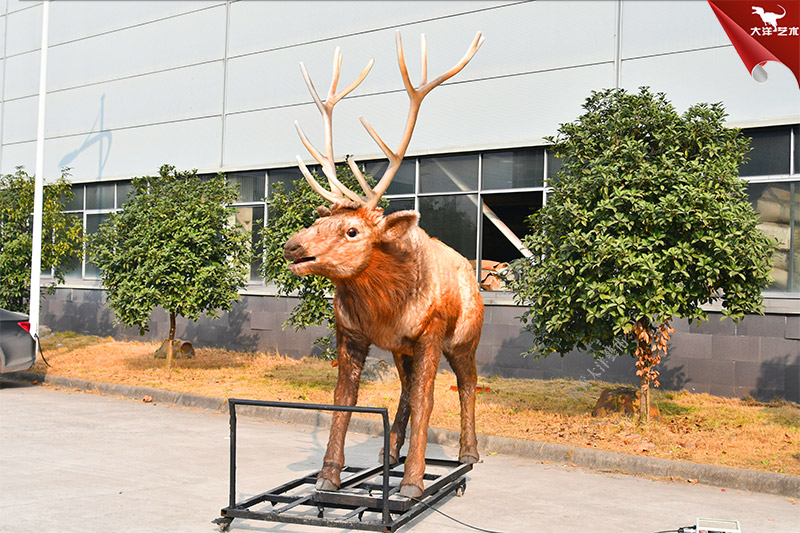 仿真麋鹿模型 動物仿真模型廠家